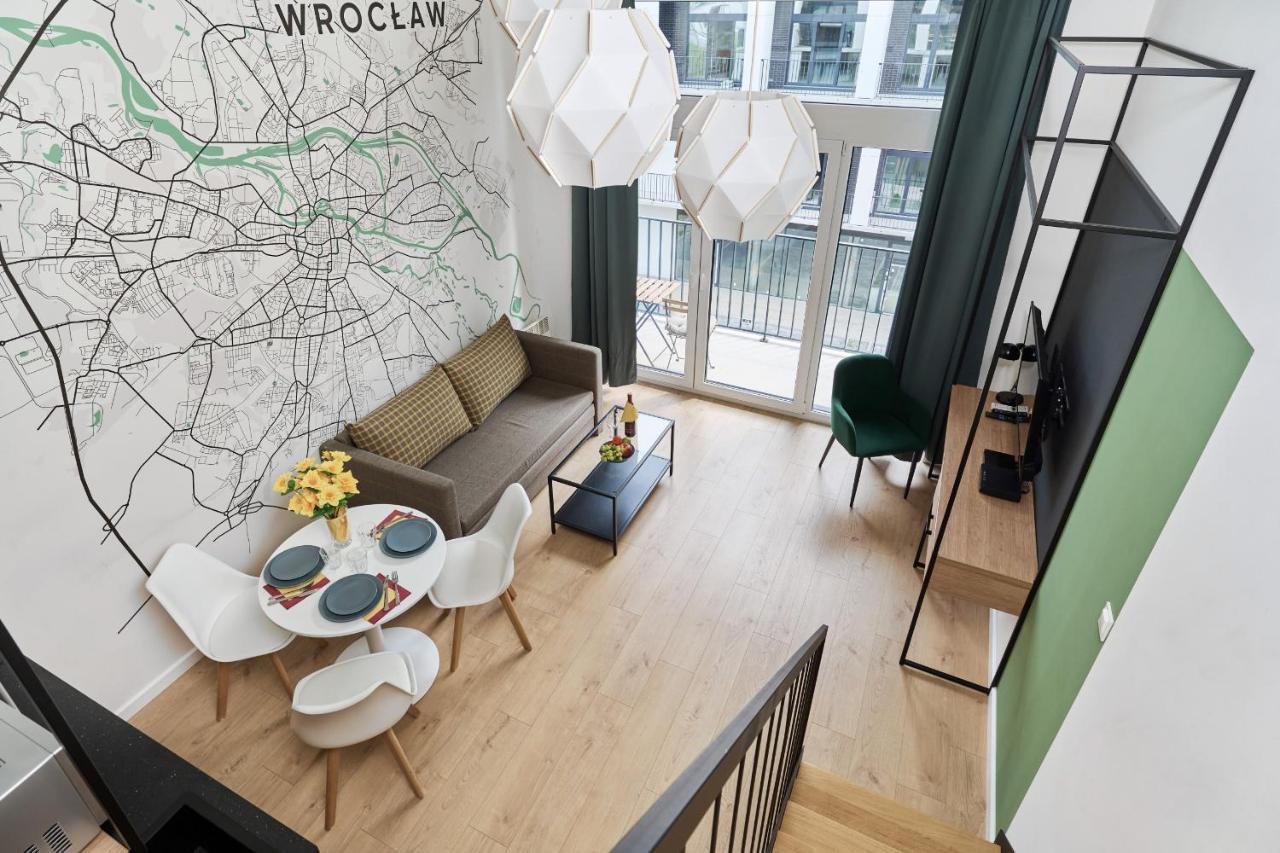 Mezzanine Studio Apartments Zarembowicza Wroclaw Airport By Renters Exteriör bild