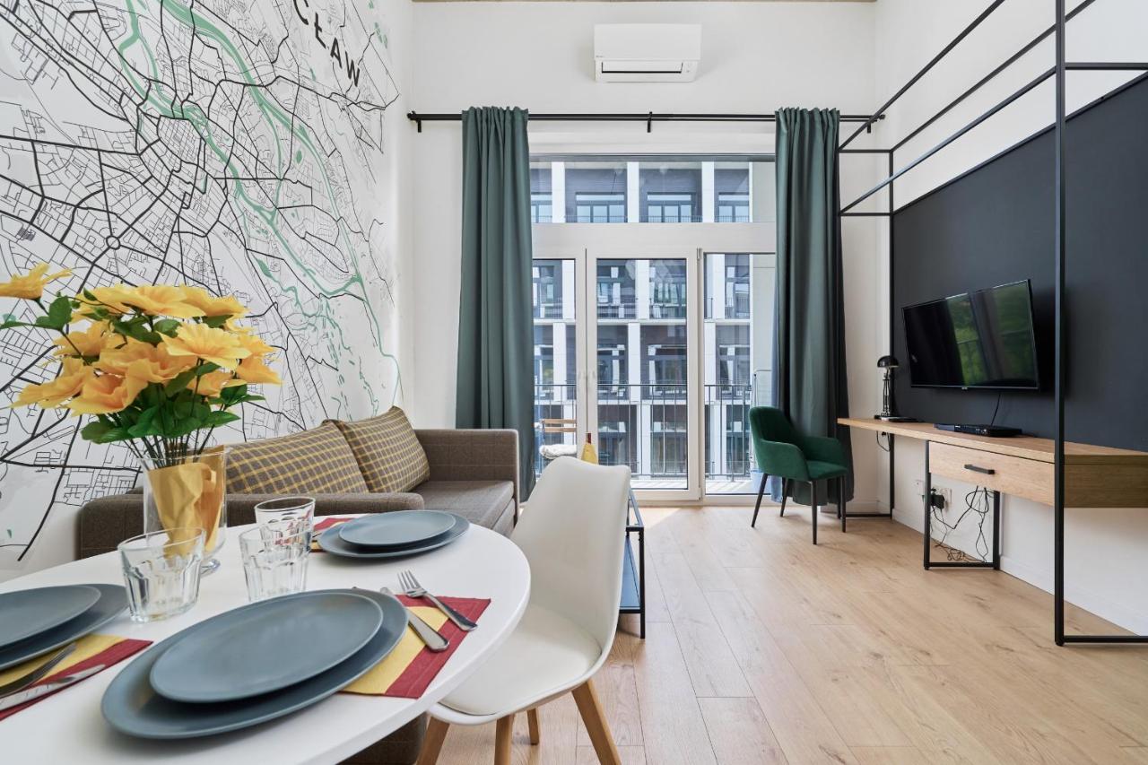 Mezzanine Studio Apartments Zarembowicza Wroclaw Airport By Renters Exteriör bild