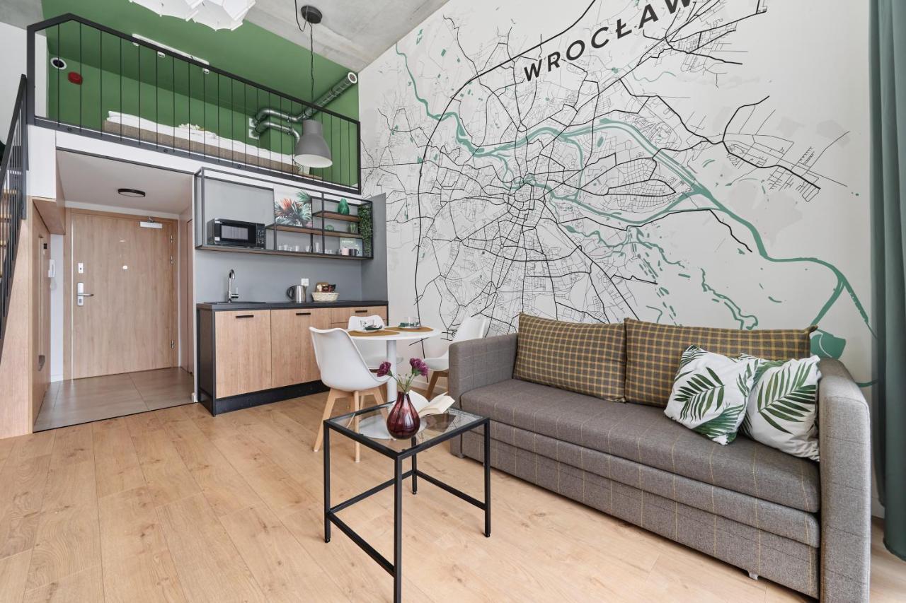 Mezzanine Studio Apartments Zarembowicza Wroclaw Airport By Renters Exteriör bild