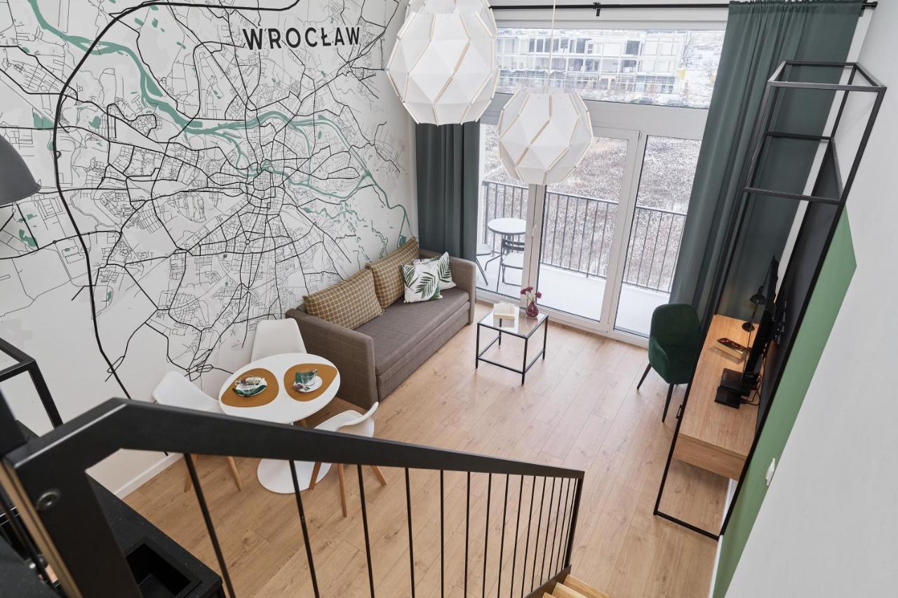 Mezzanine Studio Apartments Zarembowicza Wroclaw Airport By Renters Exteriör bild