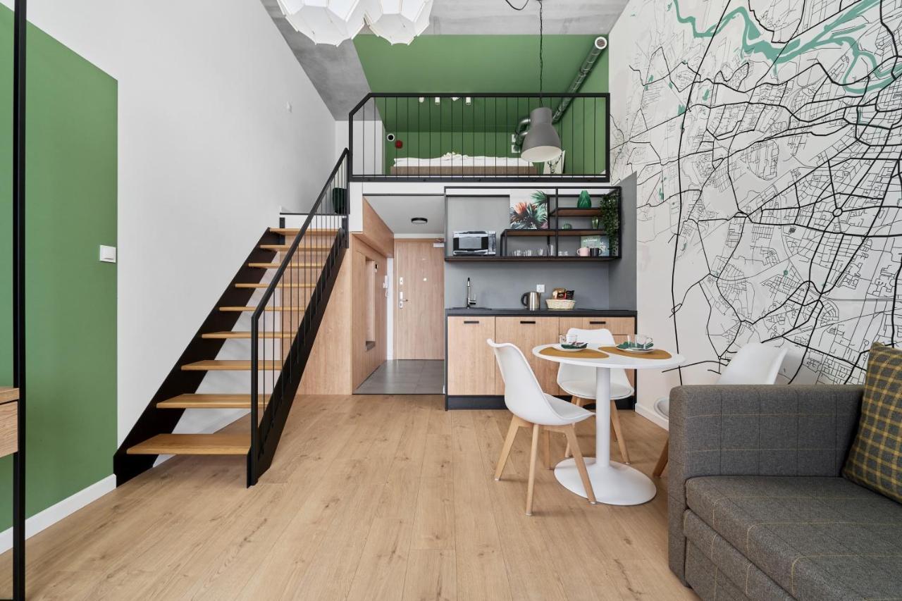Mezzanine Studio Apartments Zarembowicza Wroclaw Airport By Renters Exteriör bild