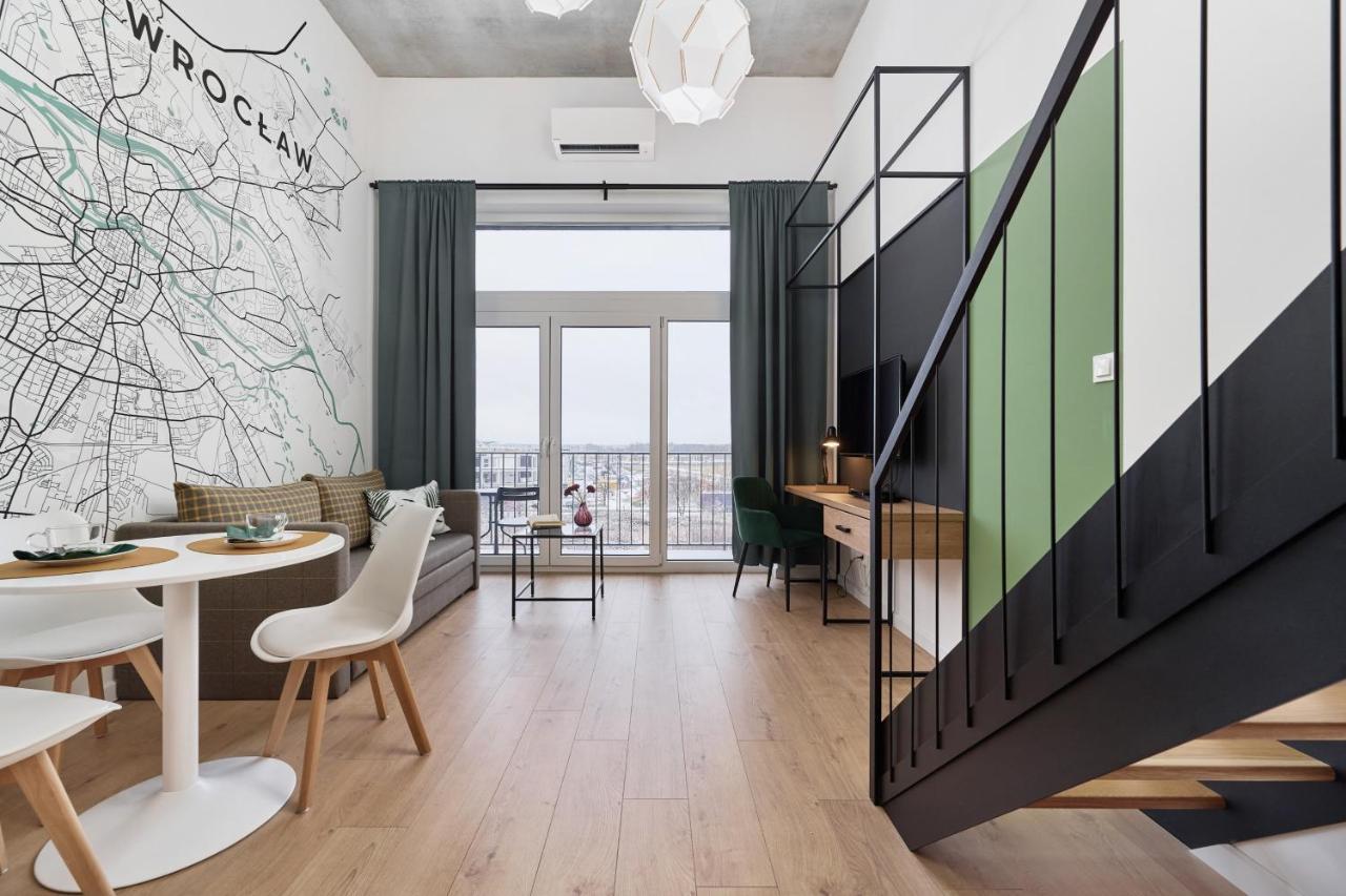 Mezzanine Studio Apartments Zarembowicza Wroclaw Airport By Renters Exteriör bild