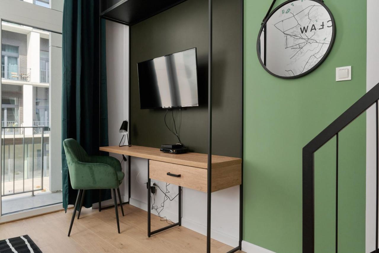 Mezzanine Studio Apartments Zarembowicza Wroclaw Airport By Renters Exteriör bild