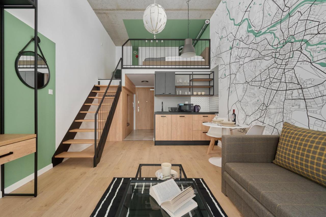 Mezzanine Studio Apartments Zarembowicza Wroclaw Airport By Renters Exteriör bild